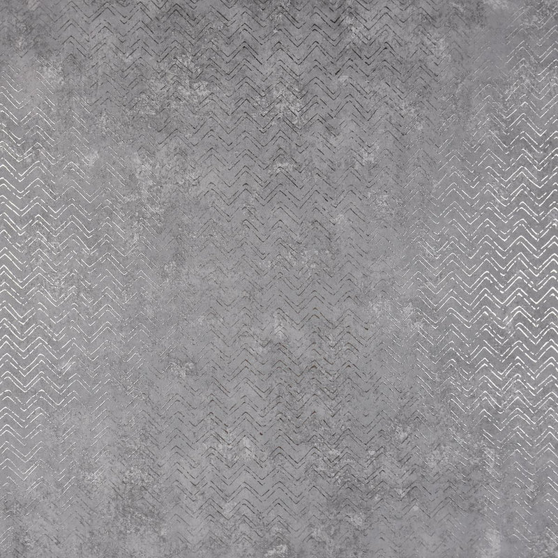 media image for Luna Distressed Chevron Wallpaper in Pewter from the Polished Collection by Brewster Home Fashions 285