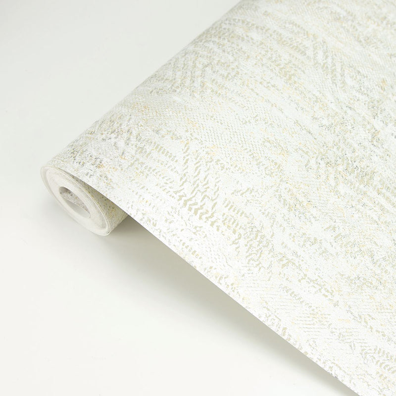 media image for Luster Distressed Texture Wallpaper in White from the Polished Collection by Brewster Home Fashions 224