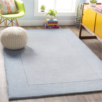product image for Mystique M-305 Hand Loomed Rug in Medium Gray & Aqua by Surya 26