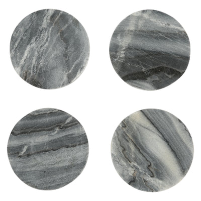 product image of Set of 4 Marble Coasters in Grey design by Sir/Madam 517
