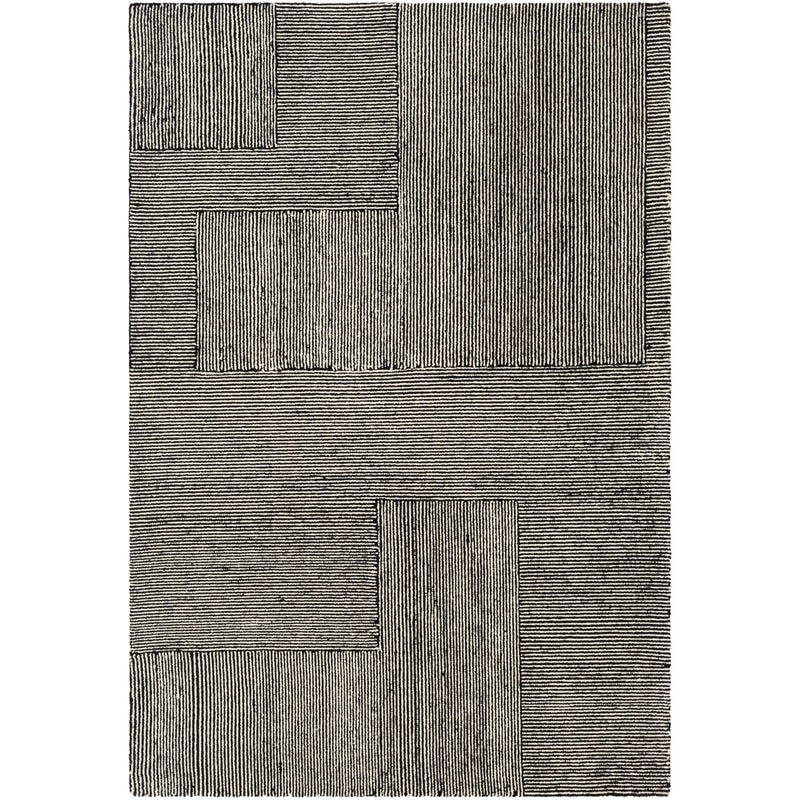 media image for Maroc MAR-2320 Hand Tufted Rug in Black & Beige by Surya 221