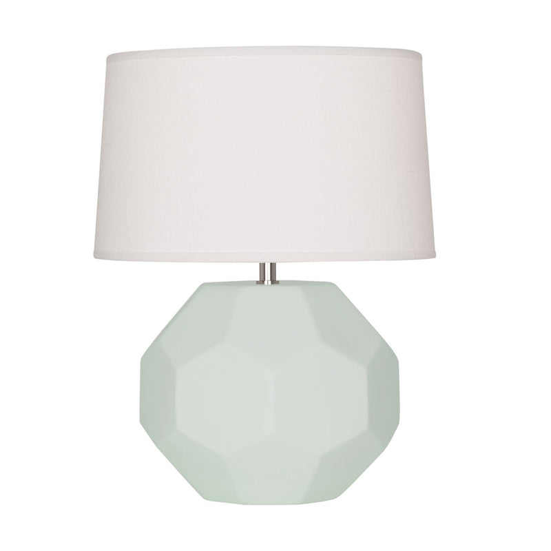 media image for matte celadon franklin accent lamp by robert abbey ra mcl02 1 268