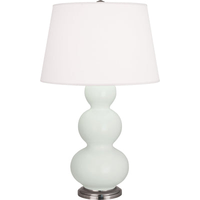 product image for triple gourd matte celadon glazed ceramic table lamp by robert abbey ra mcl42 1 70