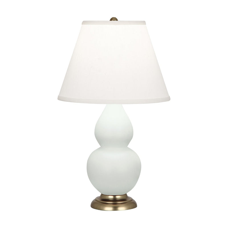 media image for matte celadon glazed ceramic double gourd accent lamp by robert abbey ra mcl50 1 28