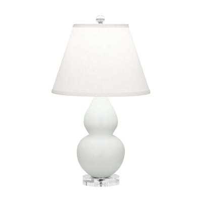 product image for matte celadon glazed ceramic double gourd accent lamp by robert abbey ra mcl50 5 6