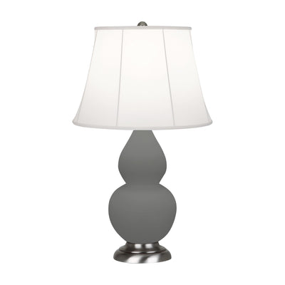 product image for matte ash glazed ceramic double gourd accent lamp by robert abbey ra mcr14 3 19