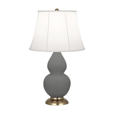 product image of matte ash glazed ceramic double gourd accent lamp by robert abbey ra mcr14 1 548