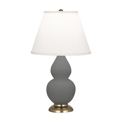 product image for matte ash glazed ceramic double gourd accent lamp by robert abbey ra mcr14 2 48