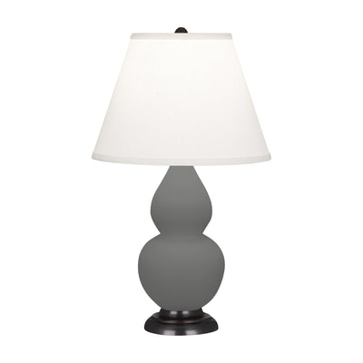 product image for matte ash glazed ceramic double gourd accent lamp by robert abbey ra mcr14 6 24