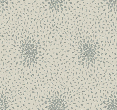 product image for Petite Leaves Wallpaper in Beige/Silver from the Modern Metals Second Edition 30