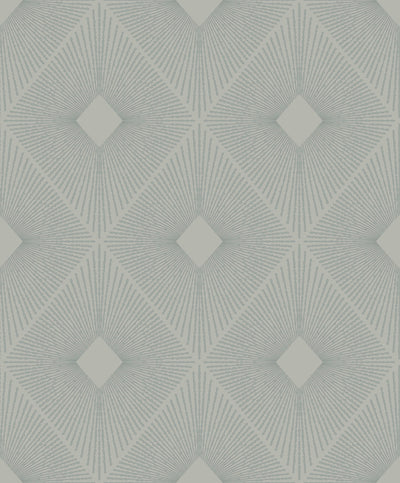 product image for Harlowe Wallpaper in Light Grey/Silver from the Modern Metals Second Edition 45