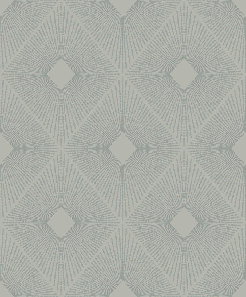 media image for Harlowe Wallpaper in Light Grey/Silver from the Modern Metals Second Edition 211