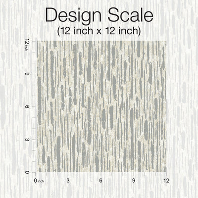 product image for Metallic Cascade Wallpaper in Cream/Silver from the Modern Metals Second Edition 23