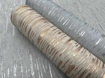 product image for Metallic Cascade Wallpaper in Neutrals/Gold from the Modern Metals Second Edition 29