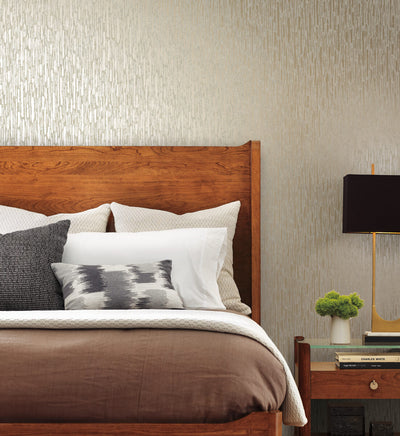 product image for metallic cascade wallpaper in neutrals gold from the modern metals second edition 6 70