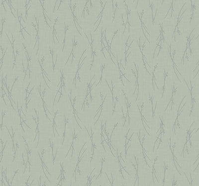 product image for Sprigs Wallpaper in Eucalyptus/Silver from the Modern Metals Second Edition 99