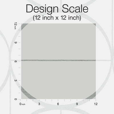 product image for Sun Circles Wallpaper in Fog/Silver from the Modern Metals Second Edition 54