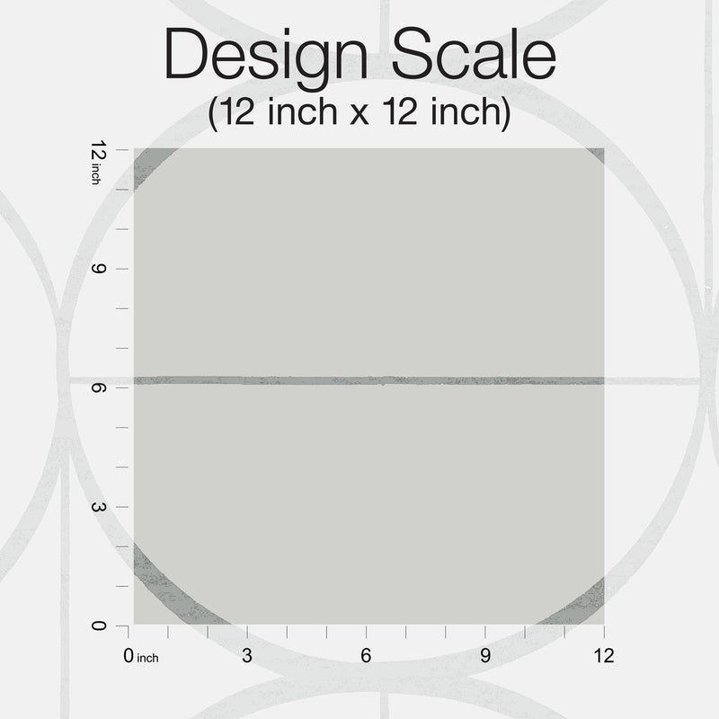 media image for Sun Circles Wallpaper in Fog/Silver from the Modern Metals Second Edition 213