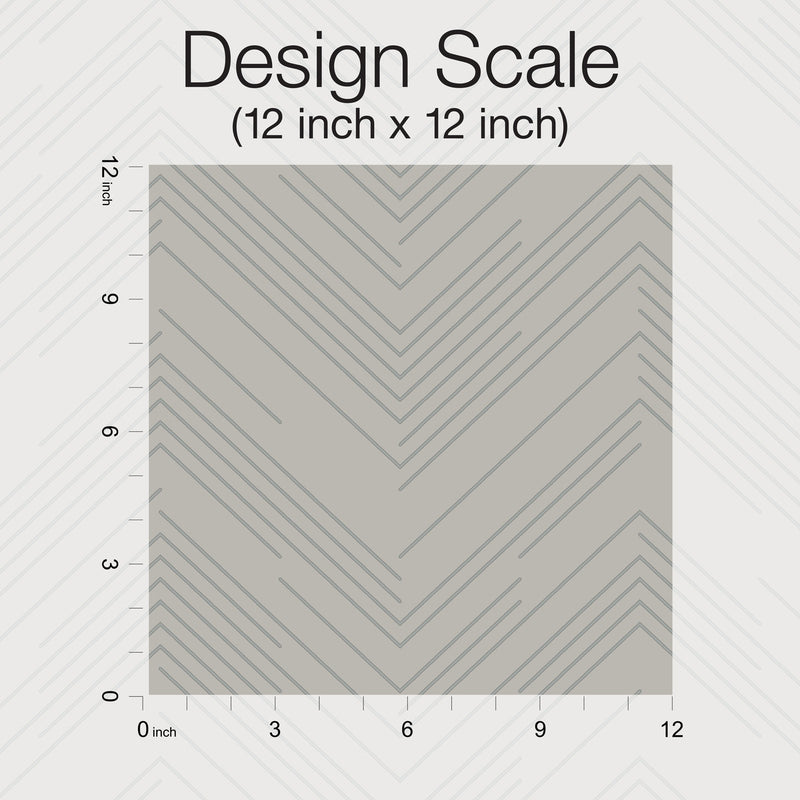 media image for Polished Chevron Wallpaper in Taupe/Silver from the Modern Metals Second Edition 22