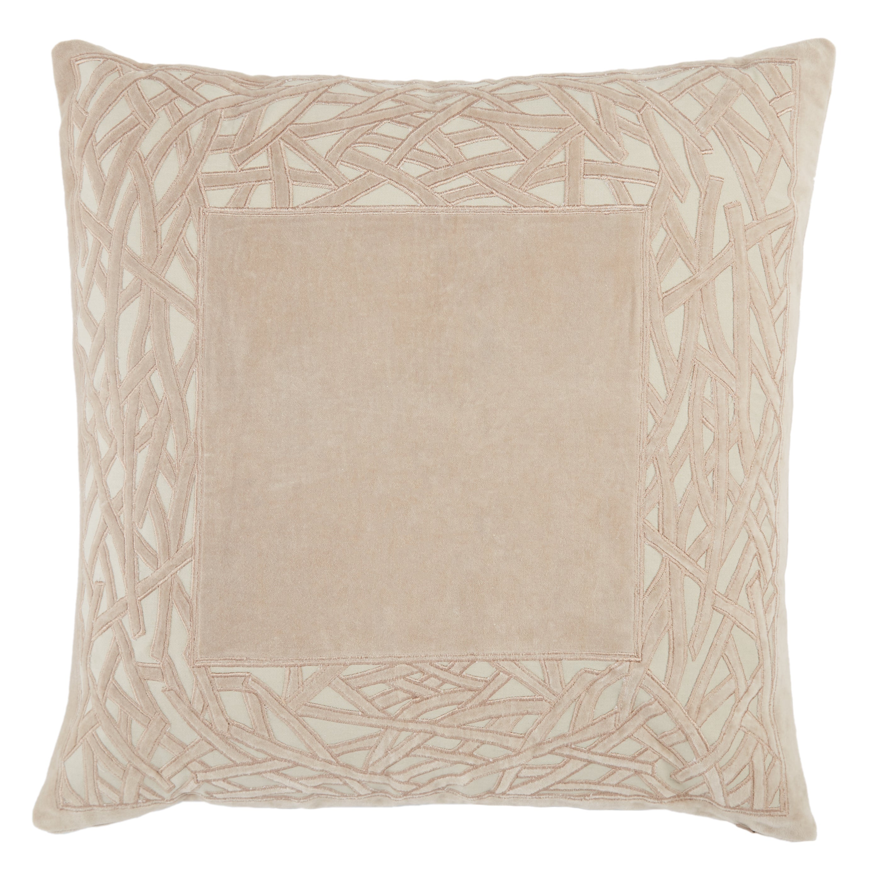 Shop Birch Trellis Pillow in Tan | Burke Decor