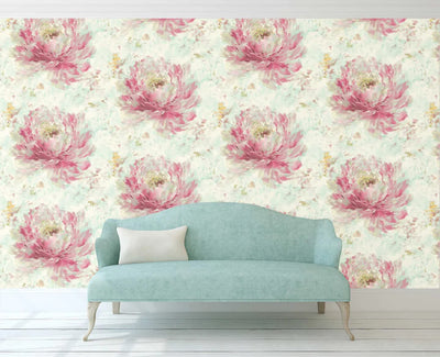 product image for Lila Pink/Green Wallpaper from the Jasper Collection by Mayflower 30