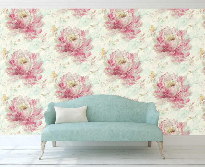 media image for Lila Pink/Green Wallpaper from the Jasper Collection by Mayflower 21