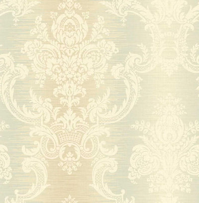 product image of Rochambeau Gold/Green Wallpaper from the Providence Collection by Mayflower 536