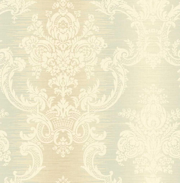 media image for Rochambeau Gold/Green Wallpaper from the Providence Collection by Mayflower 233