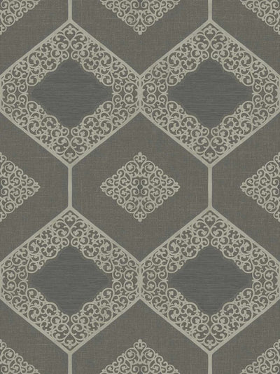 product image of Hope Silver/Blue Wallpaper from the Providence Collection by Mayflower 514