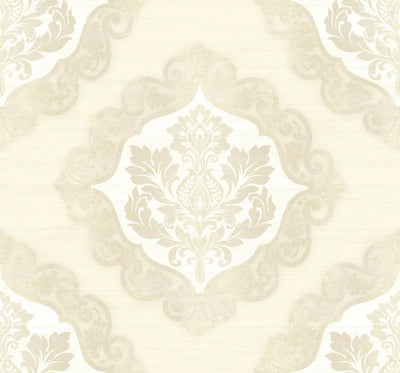 product image of Little Compton Cream Wallpaper from the Tiverton Collection by Mayflower 52