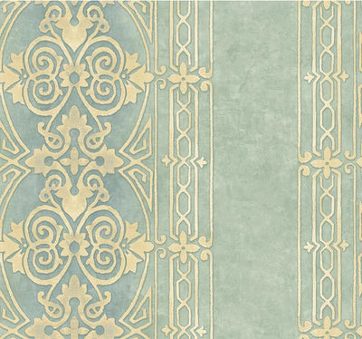 product image of Grange Turquiose Wallpaper from the Tiverton Collection by Mayflower 561