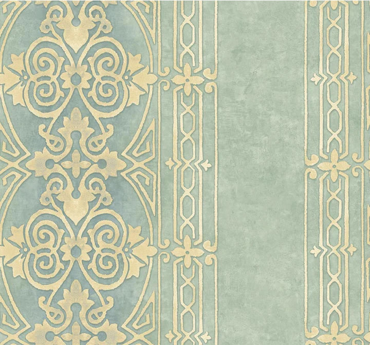 media image for Grange Turquiose Wallpaper from the Tiverton Collection by Mayflower 252