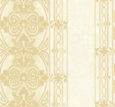 product image of Grange Cream/Gold Wallpaper from the Tiverton Collection by Mayflower 565