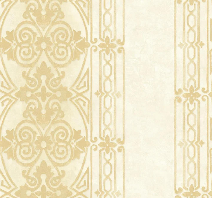 media image for Grange Cream/Gold Wallpaper from the Tiverton Collection by Mayflower 224