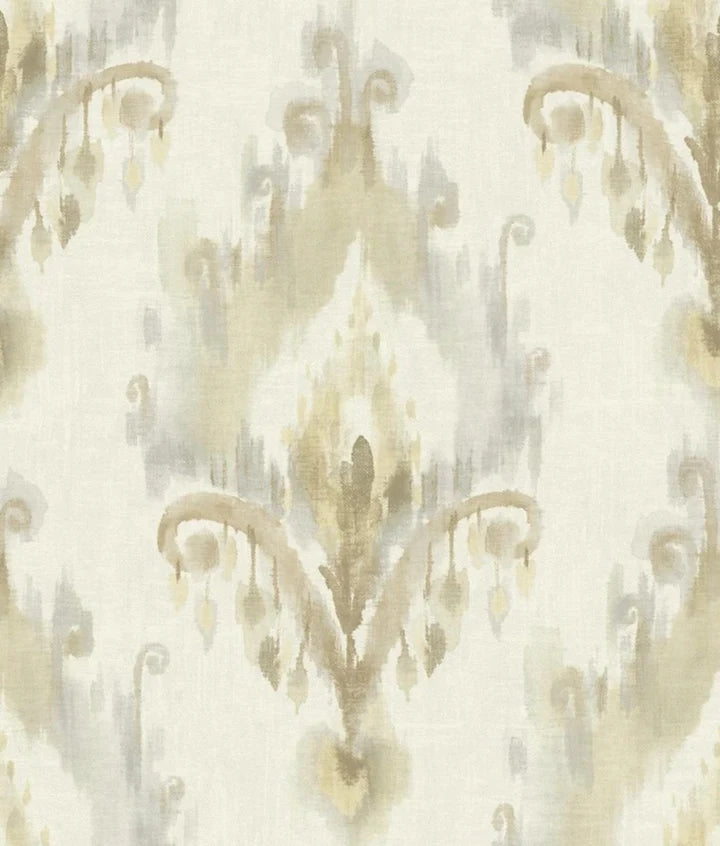 media image for Diana Neutral/Gold Wallpaper from the Romance Collection by Mayflower 23