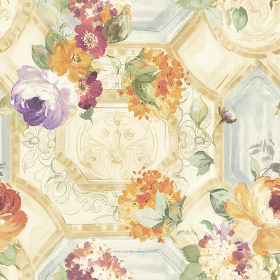 product image of Cleopatra Orange/Gold Wallpaper from the Romance Collection by Mayflower 590