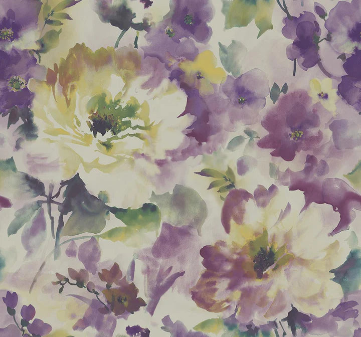 media image for Juliet Silver/Purple Wallpaper from the Romance Collection by Mayflower 217