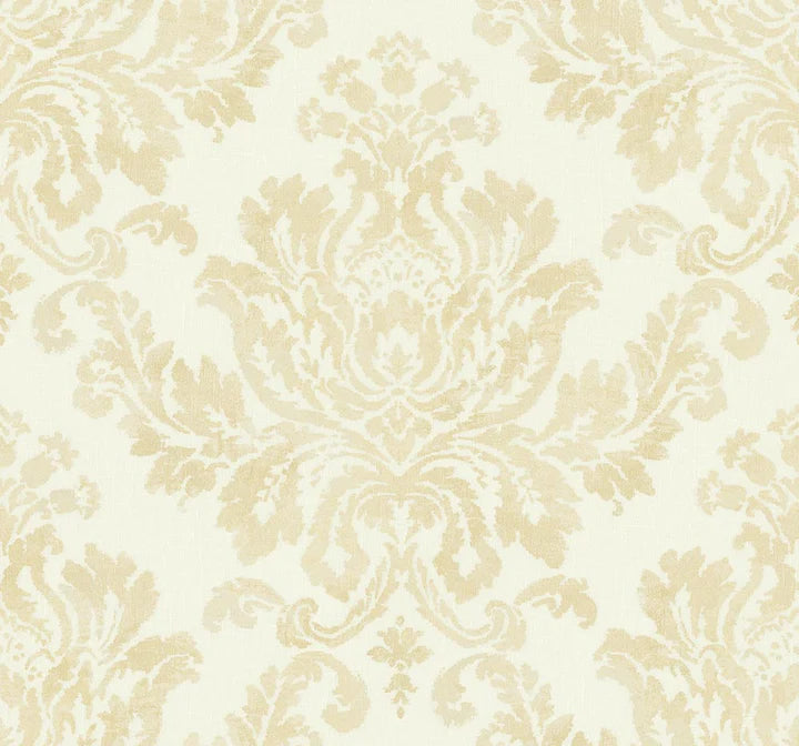 media image for Verona White/Gold Wallpaper from the Romance Collection by Mayflower 256