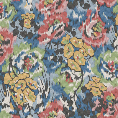 product image of Flower Pot Blue Wallpaper from the Missoni 4 Collection by York Wallcoverings 563