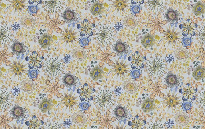 media image for Magic Garden Blue/Green Wallpaper from the Missoni 4 Collection by York Wallcoverings 252