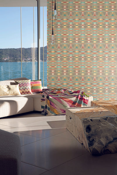 product image for Sunrise Flame Rust Wallpaper from the Missoni 4 Collection by York Wallcoverings 66