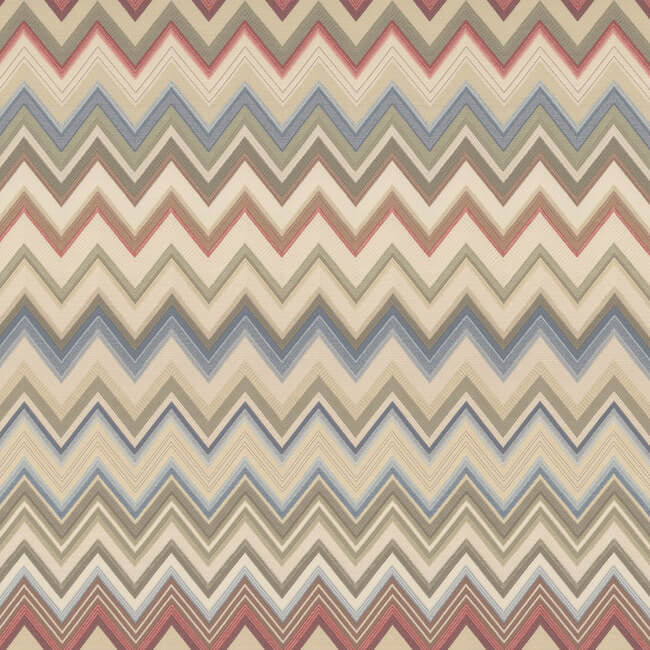 media image for Happy Zig Zag Coral Wallpaper from the Missoni 4 Collection by York Wallcoverings 295