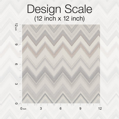 product image for Happy Zig Zag Grey Wallpaper from the Missoni 4 Collection by York Wallcoverings 88