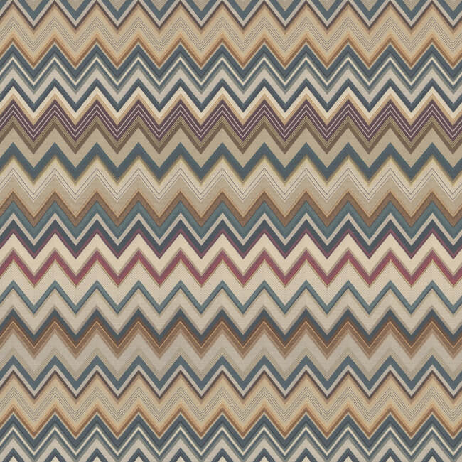 media image for Happy Zig Zag Jade Wallpaper from the Missoni 4 Collection by York Wallcoverings 210