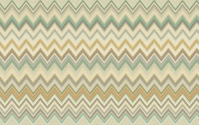 product image for Happy Zig Zag Green Wallpaper from the Missoni 4 Collection by York Wallcoverings 44