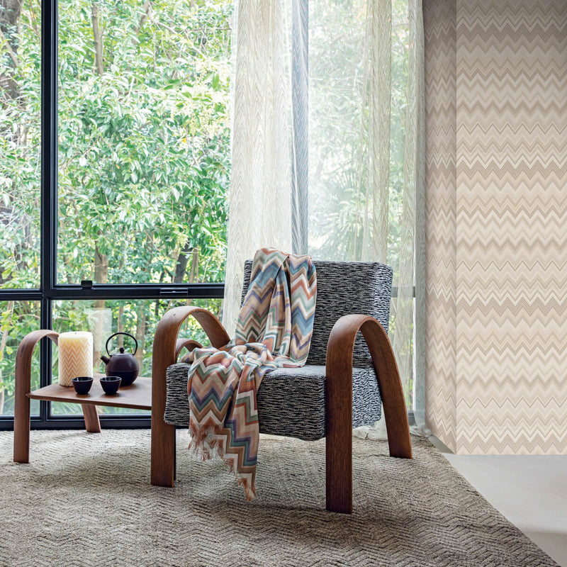 media image for Happy Zig Zag Neutral Wallpaper from the Missoni 4 Collection by York Wallcoverings 22