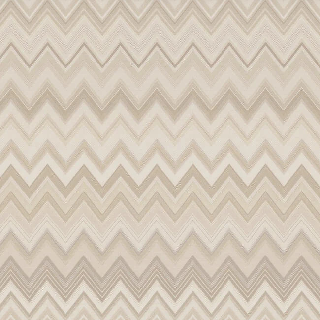 media image for Happy Zig Zag Neutral Wallpaper from the Missoni 4 Collection by York Wallcoverings 230