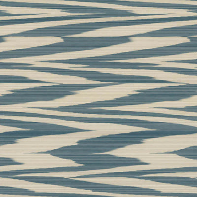 product image of Flamed Zig Zag Blue/Cream Wallpaper from the Missoni 4 Collection by York Wallcoverings 565