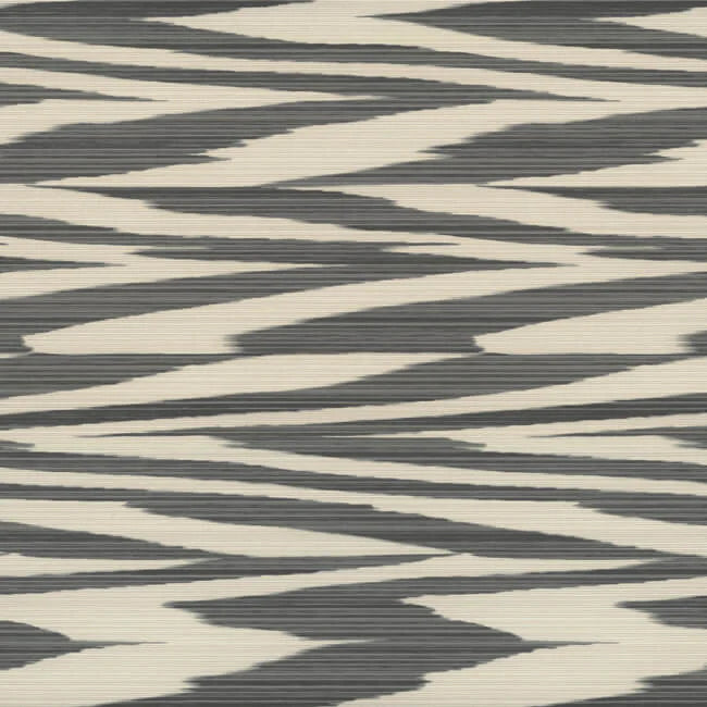 media image for Flamed Zig Zag Black/Cream Wallpaper from the Missoni 4 Collection by York Wallcoverings 222