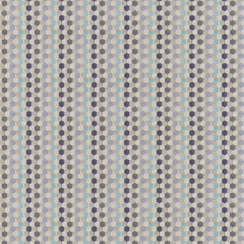 media image for Sample Mischief Fabric in Blue/Navy/Grey 230